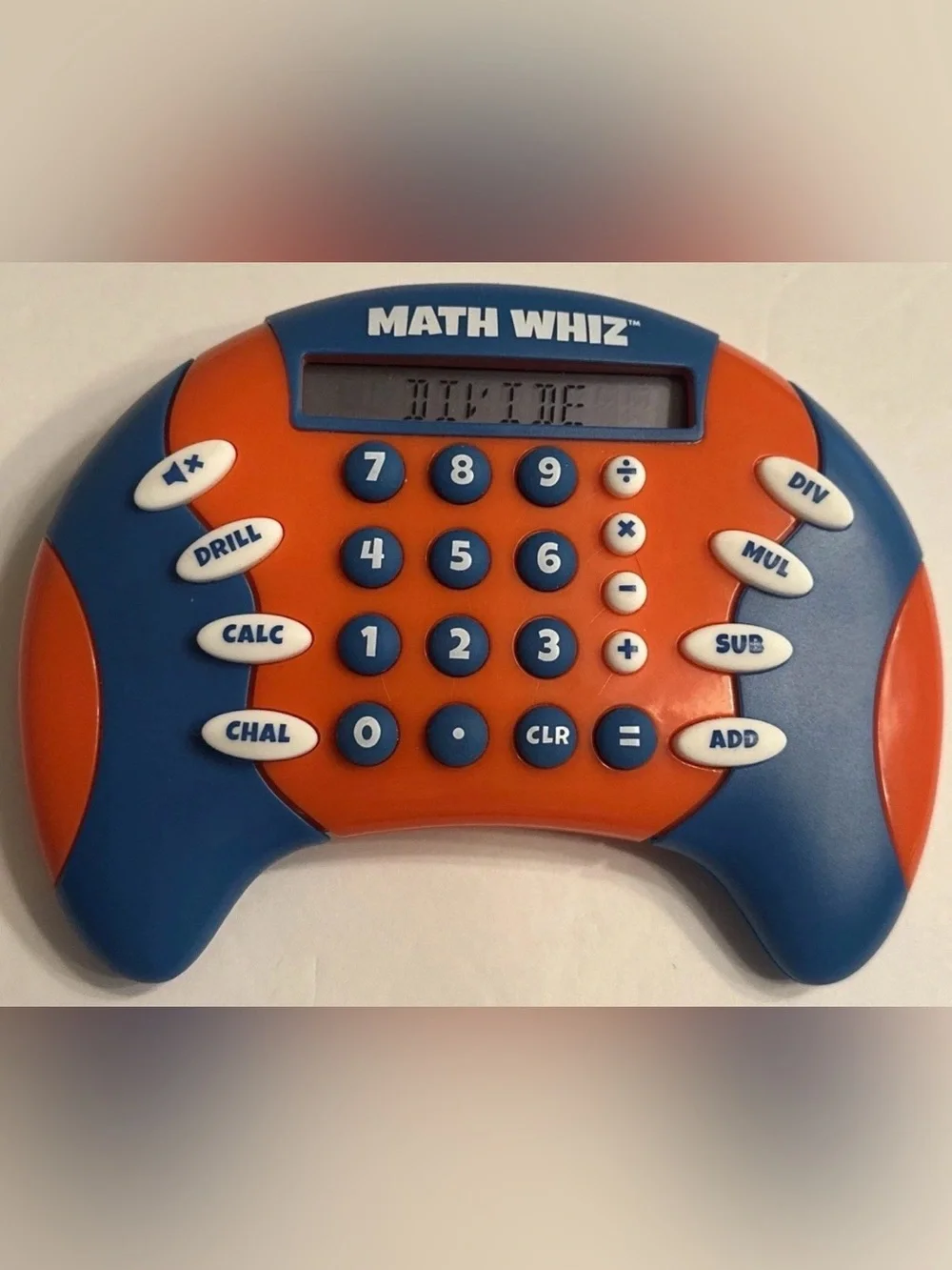 Math Whiz Electronic Handheld Game Educational Learning Toy TESTED Works